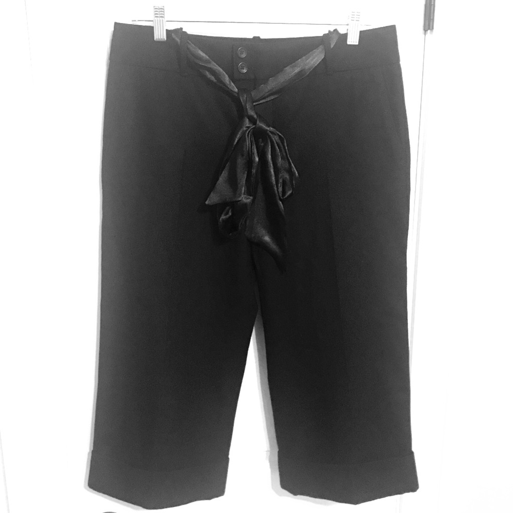 Black Banana Republic Factory Cropped Trousers